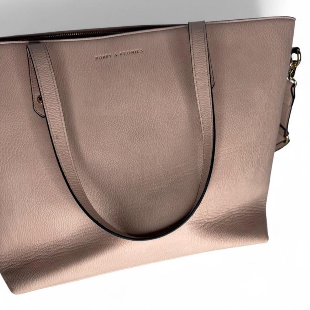 Poppy & Peonies - The Go Getter Tote - Purse with Laptop Sleeve - Work or Travel - Picture 8 of 9